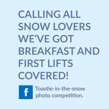 calling all snow lovers. We've got breakfast and first lifts covered!