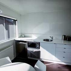 fully featured kitchenette